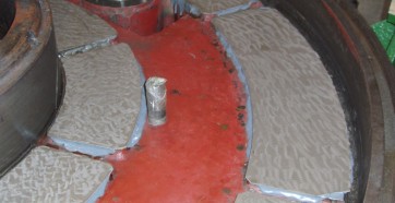 Wklejone taśmy po skrobaniu