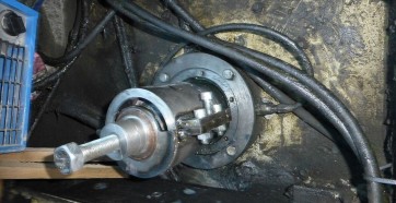 Półpanewki na czopie