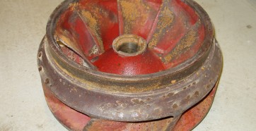 Wirnik pompy przed regeneracją